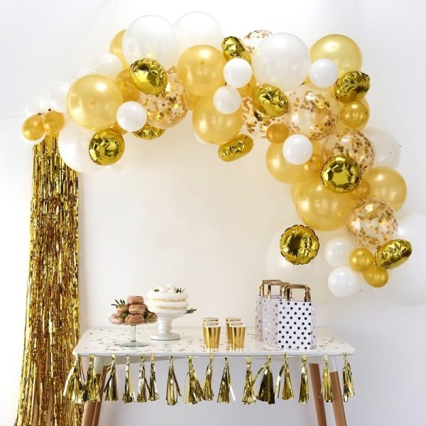 Gold Balloon Arch Kit - Party Shop in Bristol - Inspired by Alma